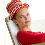 DERBY Plaid Crochet Hat