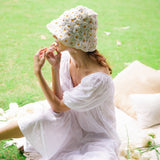 FLORA Crochet Hat In Off White