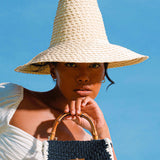 KEMALA Palm Straw Hat In Beige