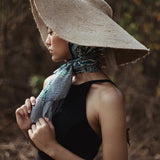 LOLA Wide Brim Jute Straw Hat In Natural Beige