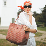 Toko Recycled Woven Tote Bag