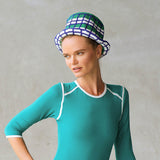 WIMBLEDON Plaid Crochet Hat