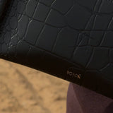 Dawn in Black Croco