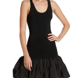 Thebe Magugu Taffeta & Knit Mini Dress M