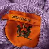 Thebe Magugu Turtleneck Rib Handkerchief-hem Wool Dress Size M