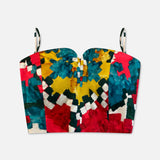 Pink Ikat Corset