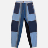 Patchwork Denim Jeans