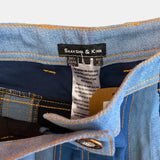 Patchwork Denim Jeans