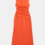 Andrea Iyamah Niro Ruched Maxi Dress