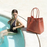 Toko Recycled Woven Tote Bag
