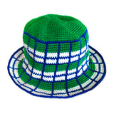 WIMBLEDON Plaid Crochet Hat